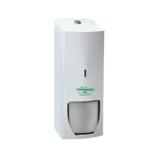 [WD-386NP] TWINSAVER TOILET ROLL HOLDER COATED WHITE 3 ROLLS
