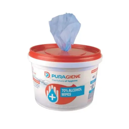 [WD-461] WIPES PURAGIENE 70% ALCOHOL 1000's  P/PACK