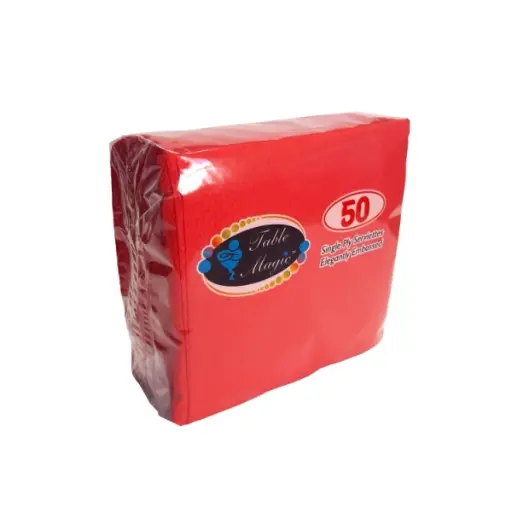[WD-640SCJ] TABLE MAGIC RED 1PLY 40 X 50 P/BOX 